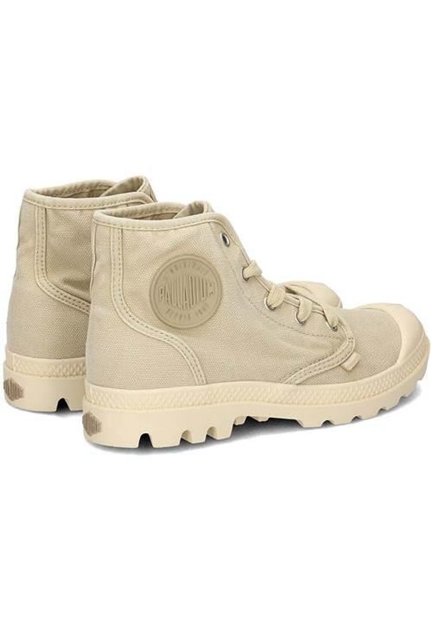 Buty do chodzenia damskie Palladium Pampa HI. Kolor: żółty. Materiał: guma, syntetyk, tkanina, materiał. Sport: turystyka piesza