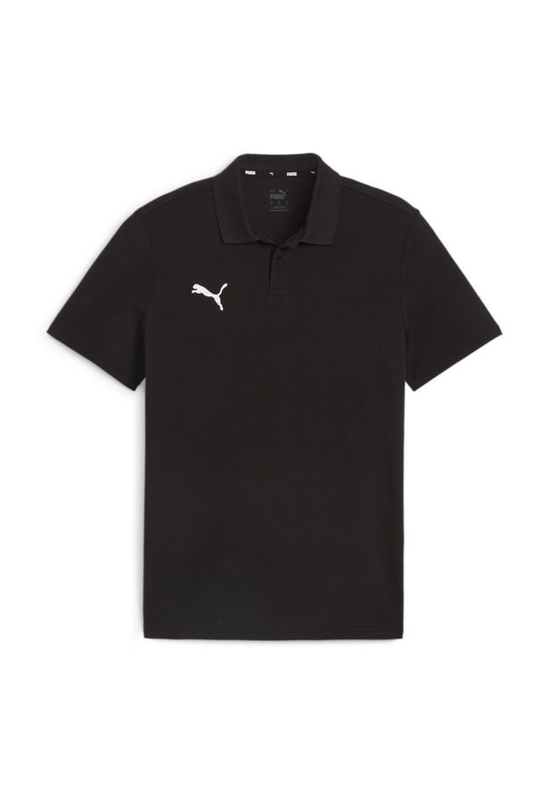 Koszulka sportowa męska Puma Team Goal Casuals. Typ kołnierza: polo. Kolor: czarny. Materiał: bawełna. Sport: piłka nożna
