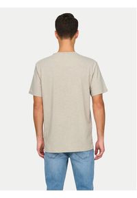 Only & Sons T-Shirt 22025286 Beżowy Regular Fit. Kolor: beżowy. Materiał: bawełna #6