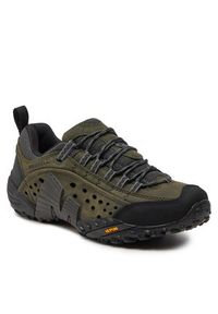 Merrell Trekkingi Intercept J559595 Zielony. Kolor: zielony. Materiał: skóra, nubuk. Sport: turystyka piesza