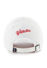 47 Brand Czapka z daszkiem MLB Chicago B-CHPCU06GWS Biały. Kolor: biały. Materiał: bawełna, materiał