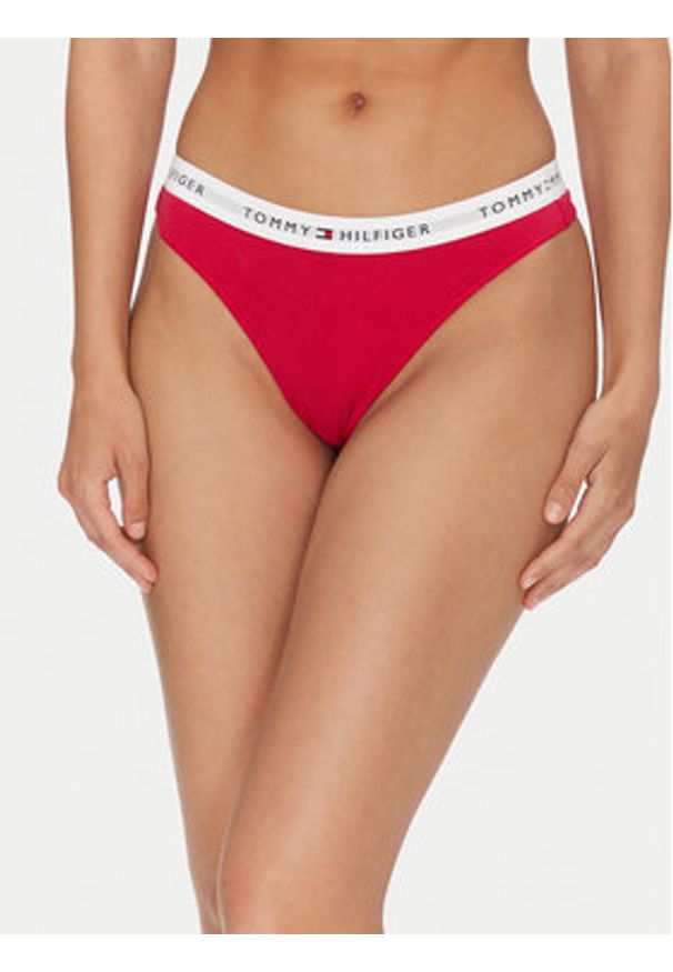 TOMMY HILFIGER - Tommy Hilfiger Komplet 5 par stringów UW0UW05932 Kolorowy. Materiał: syntetyk. Wzór: kolorowy