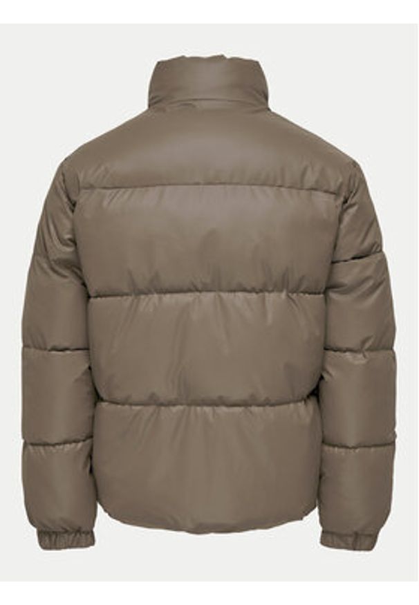 Only & Sons Kurtka zimowa 22030461 Brązowy Regular Fit. Kolor: brązowy. Materiał: skóra. Sezon: zima