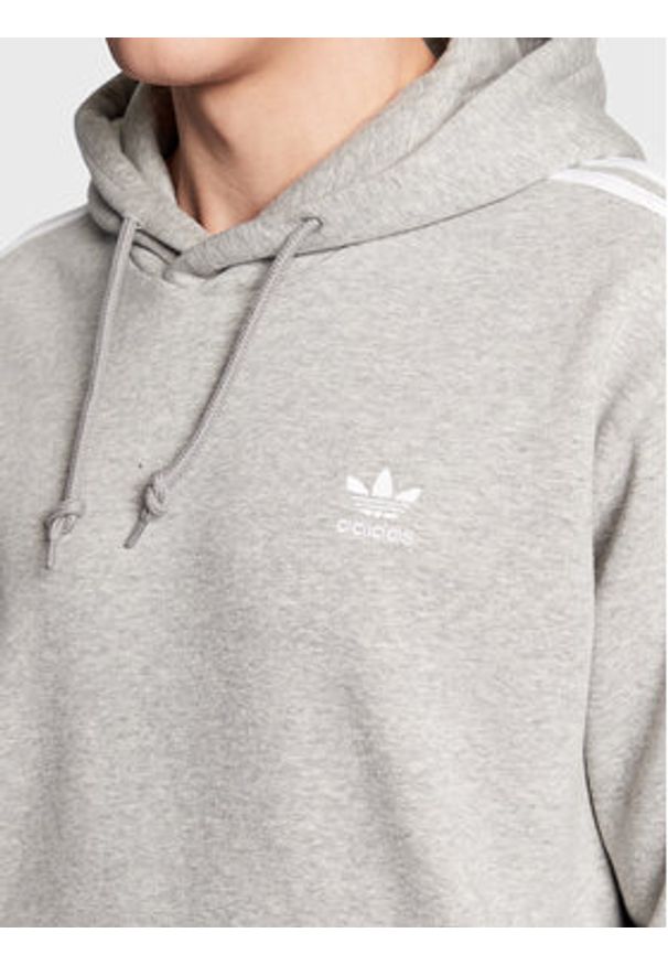 Adidas - adidas Bluza adicolor Classics 3-Stripes IA6347 Szary Regular Fit. Kolor: szary. Materiał: bawełna