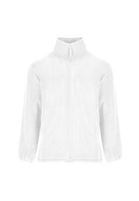 ROLY - Męska Bluza Polarowa. Kolor: biały. Materiał: polar. Sezon: zima. Styl: sportowy