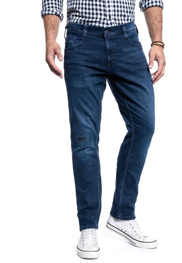 Mustang - MĘSKIE SPODNIE MUSTANG OREGON TAPERED DENIM BLUE 1011299 5000 784