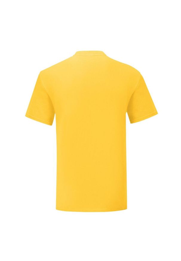 FRUIT OF THE LOOM - Kultowa Koszulka Unisex Dla Dorosłych. Kolor: żółty, pomarańczowy, wielokolorowy
