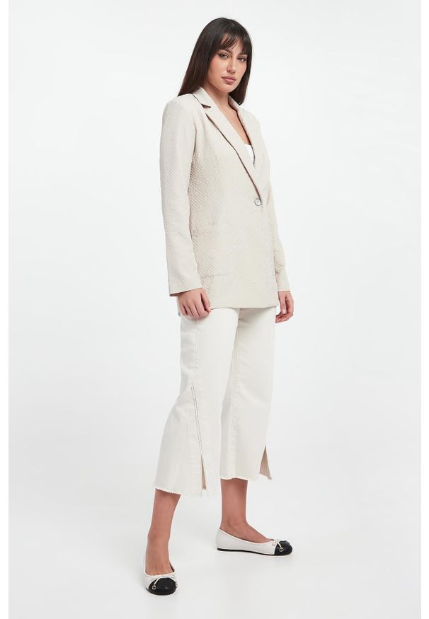 Joseph Ribkoff - Jeansy damskie z kryształkami JOSEPH RIBKOFF