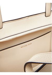 MICHAEL Michael Kors Torebka Flora 30T5GFFT2B Beżowy. Kolor: beżowy. Materiał: skórzane #5