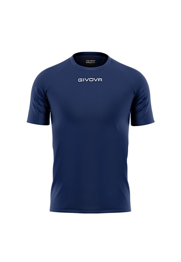 Koszulka piłkarska dla dorosłych Givova Capo MC. Kolor: niebieski. Sport: piłka nożna