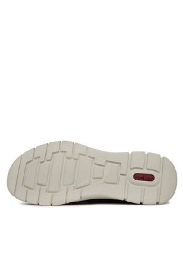 Rieker Sneakersy B7796-14 Granatowy. Kolor: niebieski. Materiał: materiał