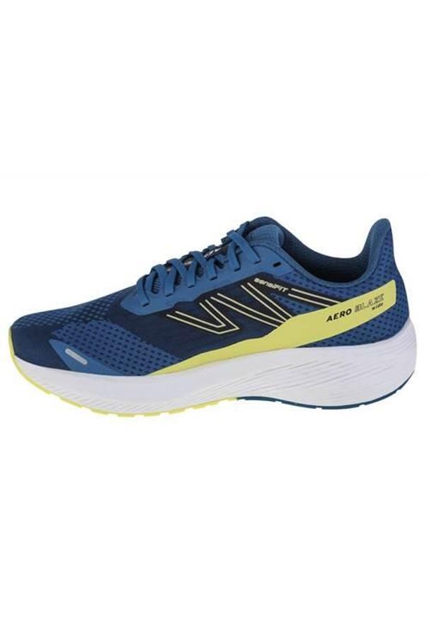 salomon - Buty do biegania męskie Salomon Aero Blaze Wide M. Kolor: niebieski. Materiał: materiał, syntetyk. Szerokość cholewki: normalna