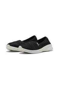 Puma - Damskie sneakersy Adelina 2 PUMA Black White. Kolor: czarny, wielokolorowy, biały. Szerokość cholewki: normalna