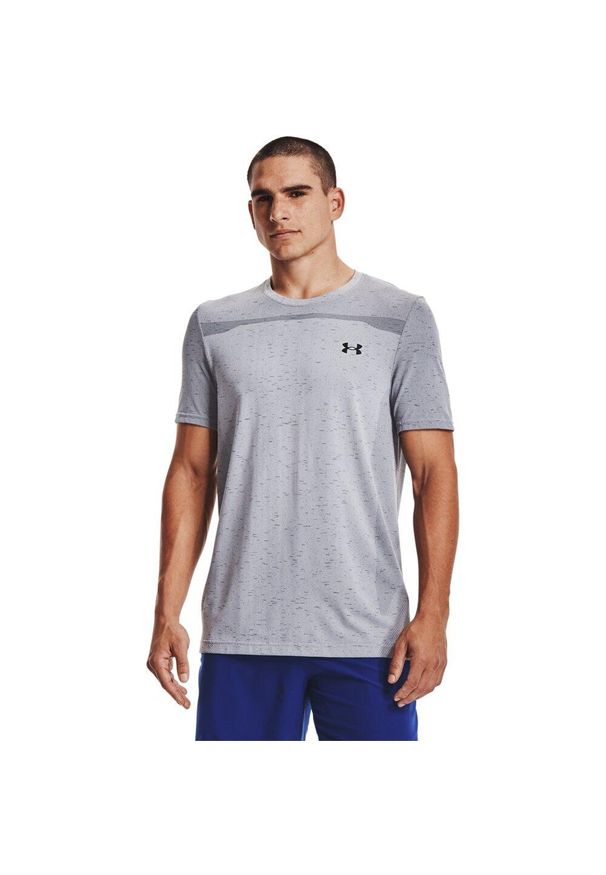 Under Armour - UA Seamless SS Szary S. Kolor: szary. Sport: fitness