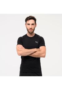 Koszulka z krótkim rękawem męska Puma Active Gym & Pilates. Kolor: czarny. Materiał: bawełna, materiał. Długość rękawa: krótki rękaw. Długość: krótkie. Sport: joga i pilates