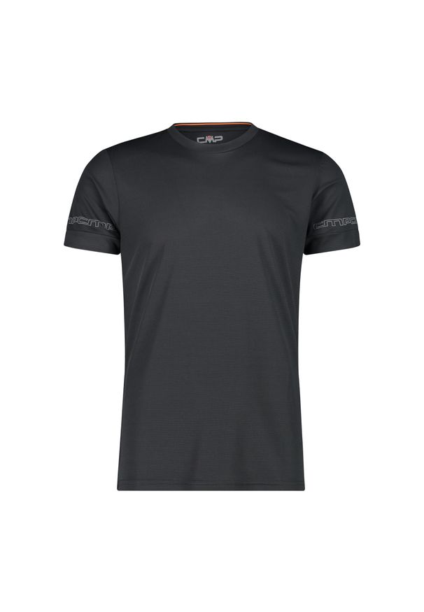 Koszulka biegowa męska CMP Dlung. Kolor: szary, wielokolorowy, czarny. Sport: turystyka piesza