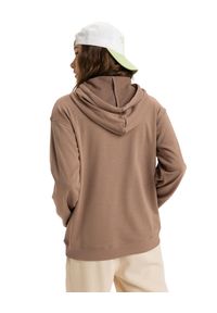 Roxy - Bluza z kapturem dla Kobiety SURF STOKED. Typ kołnierza: kaptur. Kolor: brązowy. Materiał: materiał, poliester, bawełna. Sezon: zima