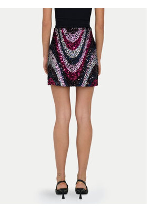 only - ONLY Spódnica mini Sofie 15308506 Kolorowy Slim Fit. Materiał: syntetyk. Wzór: kolorowy