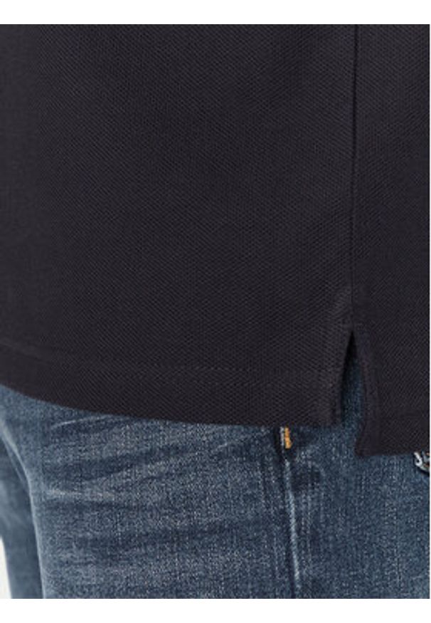 TOMMY HILFIGER - Tommy Hilfiger Polo MW0MW38457 Granatowy Classic Fit. Typ kołnierza: polo. Kolor: niebieski. Materiał: bawełna