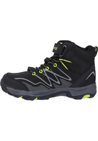Hi-tec - Buty trekkingowe dla dzieci Hi-Tec Blackout Mid Wp. Kolor: czarny. Materiał: syntetyk, materiał. Szerokość cholewki: normalna