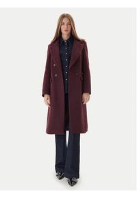 Maryley Płaszcz przejściowy MARYLEY-25IB807/01BU Bordowy Regular Fit. Kolor: czerwony. Materiał: syntetyk #6