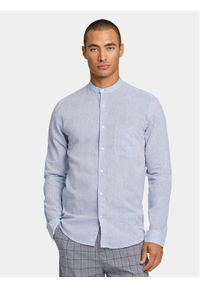 Lindbergh Koszula 30-203344A Błękitny Slim Fit. Kolor: niebieski. Materiał: bawełna