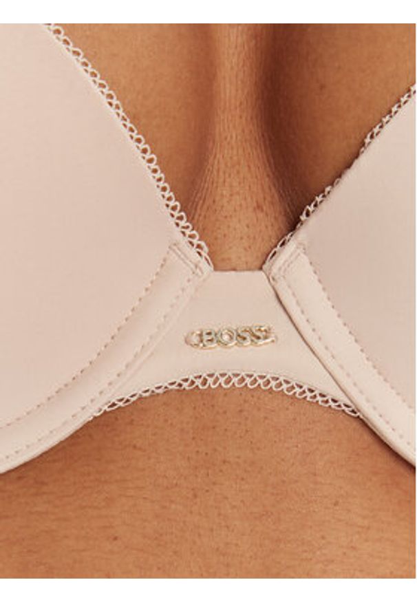 BOSS Biustonosz push-up 50545346 Beżowy. Kolor: beżowy. Materiał: syntetyk. Rodzaj stanika: push-up