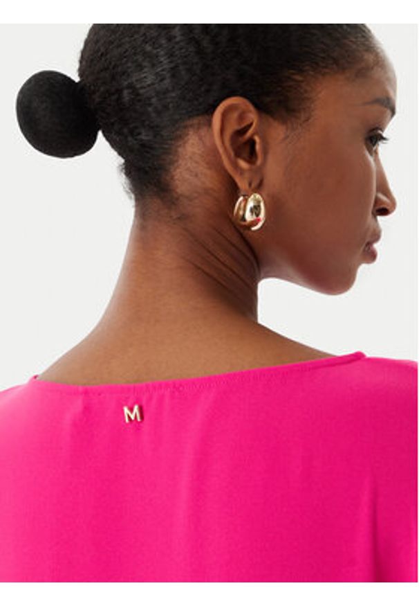 LOLA CASADEMUNT Sukienka koktajlowa MS2616029 Różowy Regular Fit. Kolor: różowy. Materiał: syntetyk. Styl: wizytowy