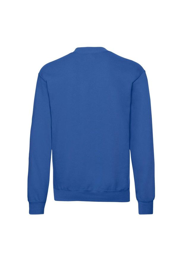 FRUIT OF THE LOOM - Męska Klasyczna Bluza Wkładana Przez Głowę. Kolor: niebieski