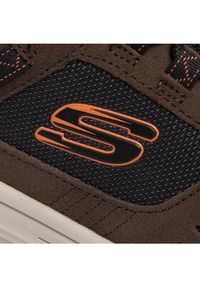 skechers - Skechers Sneakersy Oak Canyon 51893/CHBK Brązowy. Kolor: brązowy. Materiał: materiał #9