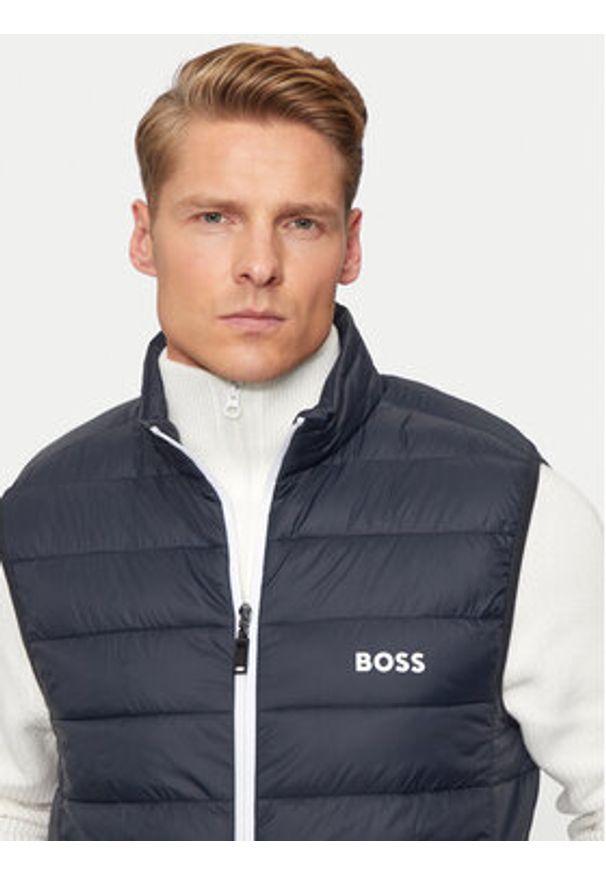 BOSS - Boss Kamizelka V_Thor 50472473 Granatowy Regular Fit. Kolor: niebieski. Materiał: syntetyk