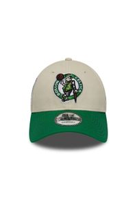 New Era - Czapka baseballowa 9forty Boston Celtics. Kolor: beżowy. Materiał: tkanina. Styl: sportowy #1
