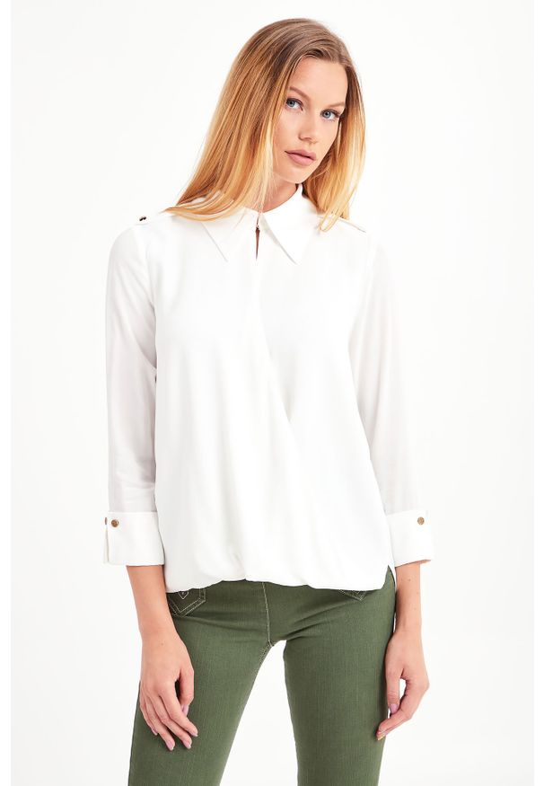 Elisabetta Franchi - KOSZULA ELISABETTA FRANCHI. Okazja: na co dzień. Styl: elegancki, casual