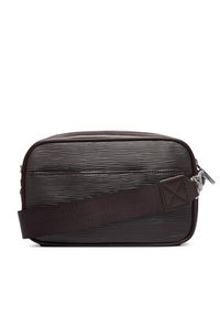 Guess Saszetka HMMIPW P6350 Brązowy ciemny. Kolor: brązowy. Materiał: skóra #4