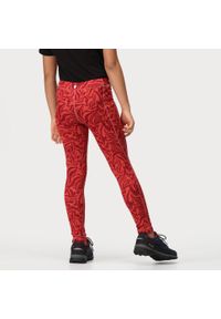 Legginsy fitness dziecięce Regatta Barlia Winter. Kolor: czerwony