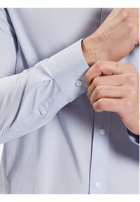 Calvin Klein Koszula K10K110856 Niebieski Slim Fit. Kolor: niebieski. Materiał: bawełna #4