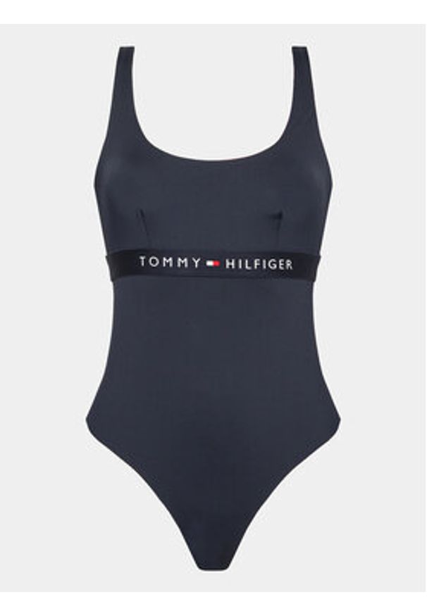 TOMMY HILFIGER - Tommy Hilfiger Strój kąpielowy UW0UW04126 Granatowy. Kolor: niebieski. Materiał: syntetyk