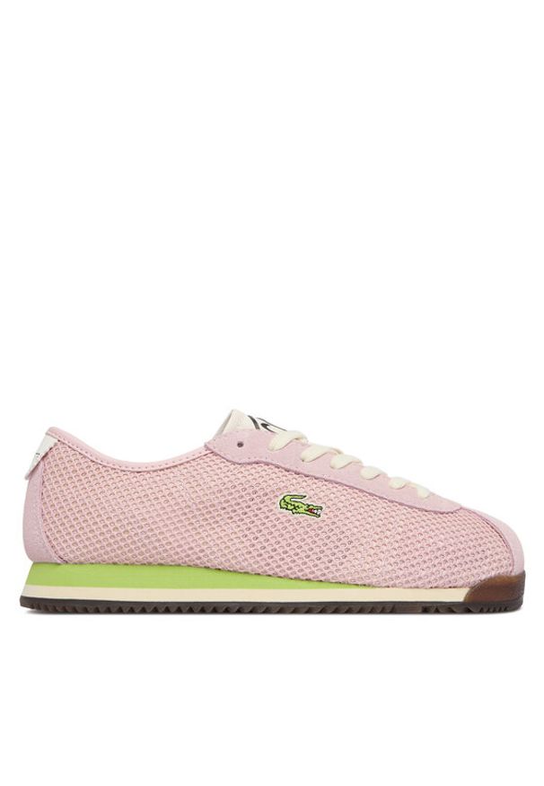 Lacoste Sneakersy Athleisure 51SFA0051 Różowy jasny. Kolor: różowy. Materiał: materiał