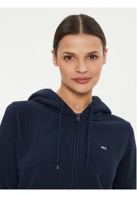 Tommy Jeans Bluza Flag DW0DW19729 Granatowy Regular Fit. Kolor: niebieski. Materiał: bawełna #4