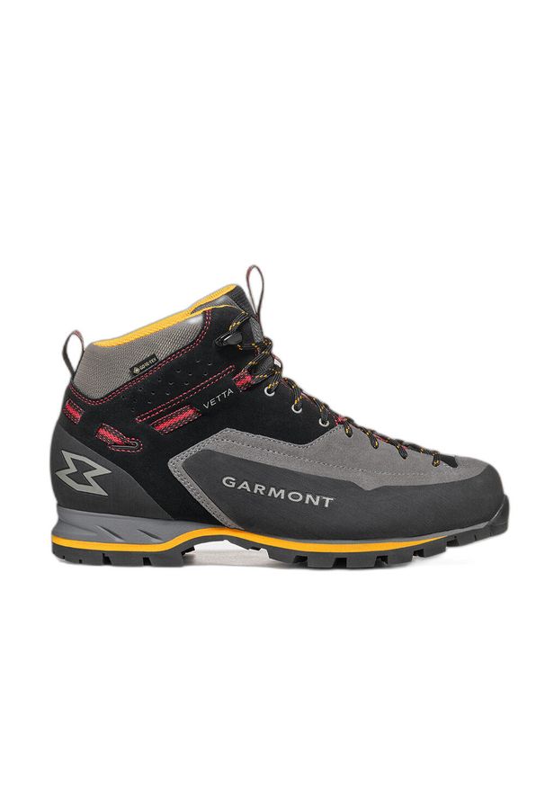 Damskie buty trekkingowe Garmont Vetta Evo GTX. Kolor: czarny, wielokolorowy, pomarańczowy. Styl: sportowy
