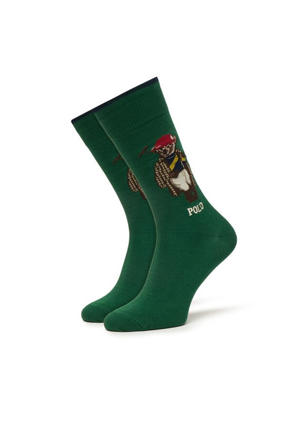 Polo Ralph Lauren Skarpety długie 449P15965001 Zielony. Kolor: zielony. Materiał: bawełna