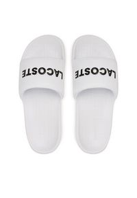Lacoste Klapki 7-49CMA0022 Biały. Kolor: biały. Materiał: syntetyk #3