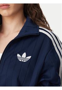 Adidas - adidas Bluza Pinstripe Firebrid Loose Tracktop KS9983 Granatowy Regular Fit. Kolor: niebieski. Materiał: syntetyk #5