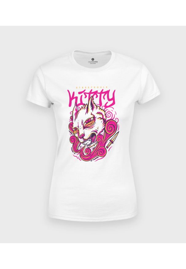 MegaKoszulki - Koszulka damska Kitty. Materiał: bawełna