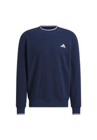 Adidas - Bluza z zaokrąglonym dekoltem Ultimate365 Tour. Kolor: niebieski. Sport: golf