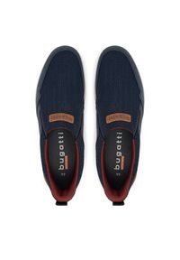 Bugatti Półbuty 335-AFB6A-5000 Granatowy. Kolor: niebieski. Materiał: materiał #3