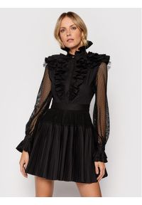 Babylon Sukienka koktajlowa O_S00888 Czarny Regular Fit. Kolor: czarny. Materiał: bawełna. Styl: wizytowy