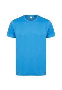TOMBO - Koszulka Z Poliestru Z Recyklingu Dla Dorosłych Unisex. Kolor: niebieski. Materiał: poliester. Sport: turystyka piesza