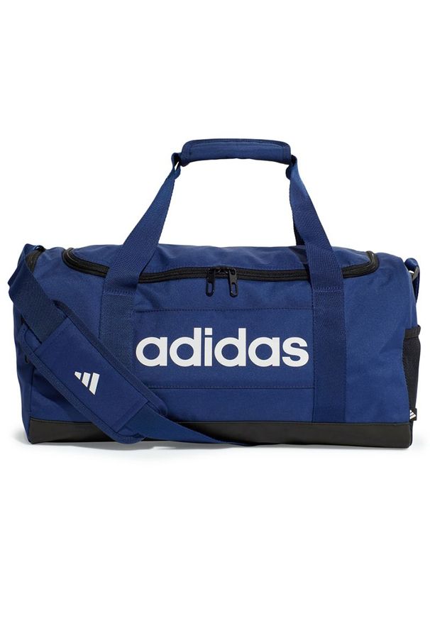 Adidas - Torba adidas Linear Duffel S IN6111 - granatowa. Kolor: niebieski. Materiał: poliester. Sport: fitness