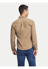 Lindbergh Koszula 30-203248A Beżowy Relaxed Fit. Kolor: beżowy. Materiał: bawełna